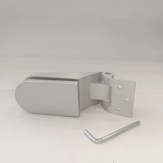 Duschtür-Hardware, Wand-zu-Glas-Duschtür-Scharnier aus Aluminium